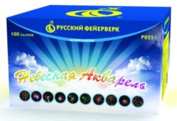 Суперсалют "Небесная акварель" (1,2" х 100) в Нижнем Новгороде