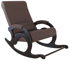 Кресло-качалка "Тироль" ткань, шоколад в Нижнем Новгороде