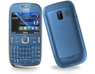 Nokia 302 Asha Mid Blue в Нижнем Новгороде