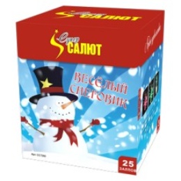 Батарея салютов "Веселый снеговик" (0,8" х 25) в Нижнем Новгороде