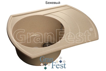 Мойка GranFest GF-R650L Бежевый в Нижнем Новгороде