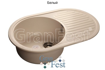 Мойка GranFest Rondo GF-R730L Белый в Нижнем Новгороде