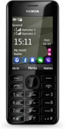 Nokia 206 Dual Sim Black в Нижнем Новгороде