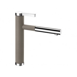 Смеситель Blanco Linee-S серый беж/хром в Нижнем Новгороде