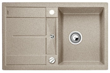 Мойка Blanco Metra 45S, Гранит, серый беж с клапаном-автоматом в Нижнем Новгороде