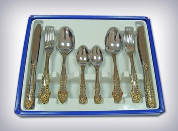 Набор стол/приб 24пр Тройка СН-12/53л ЛНТП ПВХ в Нижнем Новгороде