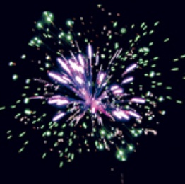 Батарея салютов "Дальнобойщик" (1" х 25) в Нижнем Новгороде