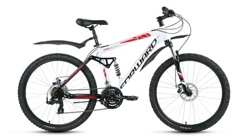 Велосипед Forward Terra 2.0 disc (2016) черный/белый матовый в Нижнем Новгороде