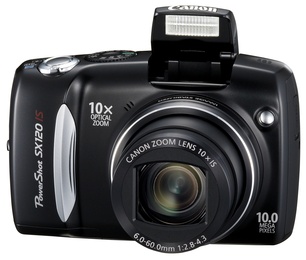 Фотоаппарат Canon PowerShot SX120 IS Black в Нижнем Новгороде