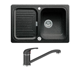 Комплект Blanco Classic 45S, антрацит + Daras, антрацит в Нижнем Новгороде