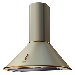 Вытяжка Krona Diana 600 ivory/gold push button в Нижнем Новгороде