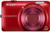 Фотоаппарат Nikon Coolpix S6300 Red в Нижнем Новгороде вид 2