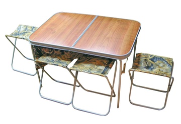 Набор складной мебели "Автотурист семейный" (стол+4 стула+чехол) в Нижнем Новгороде