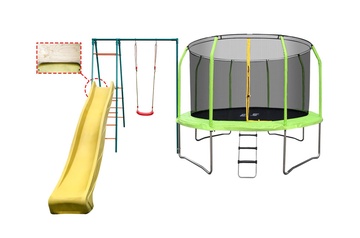 Пластиковая горка (скат 3м) для Уличного ДСК Кузнечик и Элит в Нижнем Новгороде