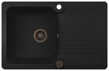 Мойка Kuppersberg ANCONA 1B1D Black metal в Нижнем Новгороде