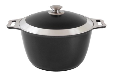 Кастрюля 8л алюминиевая литая ДП (черный) к81 (3) в Нижнем Новгороде