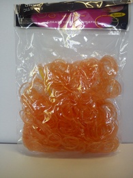 Пакет резинок прозрачно-оранжевые (600 шт) в Нижнем Новгороде