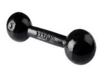 Гантель цельнолитая 2 кг в Нижнем Новгороде