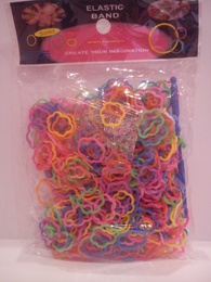 Пакет резинок фигурные разноцветные (600 шт) в Нижнем Новгороде