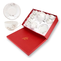 Чайный сервиз 14пр. XDN-202sb "Серебристая роза" (4) подарочная в Нижнем Новгороде