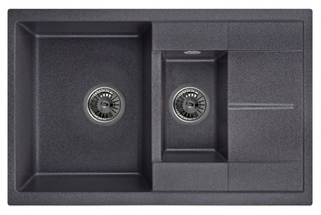 Мойка Weissgauff Quadro 775K Eco Granit Серый шелк в Нижнем Новгороде