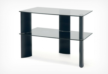 Тумба под аппаратуру Holder TV-1785 Черный+черное стекло в Нижнем Новгороде