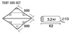 Тент Trek Planet Tent 500 Set в Нижнем Новгороде вид 2