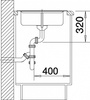 Мойка Blanco Legra 45 S Гранит, черный "Лава" в Нижнем Новгороде вид 3