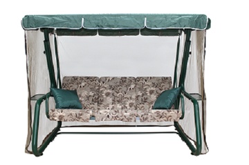 Качели садовые "Элит Премиум" темно-зеленый в Нижнем Новгороде