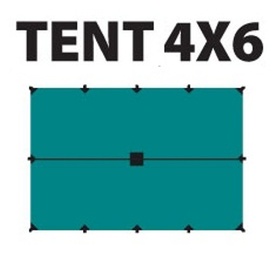 Тент Tramp 4х6 м TRT-102.04 в Нижнем Новгороде