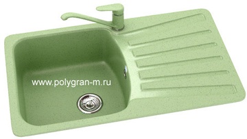 Мойка Polygran F-12 Зеленый в Нижнем Новгороде