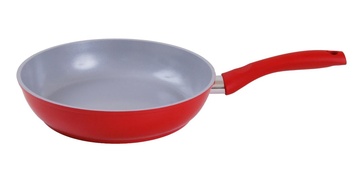 Сковорода 260/60 мм с ручкой КП (серый-красный) с260кск (5) в Нижнем Новгороде