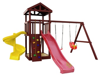 Уличный ДСК "Панда Фани + винтовая горка" в Нижнем Новгороде