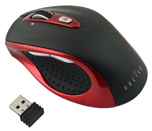 Мышь Oklick 404SW red/black cordless в Нижнем Новгороде