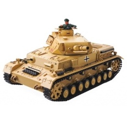 Радиоуправляемый танк Ginzzu Dak Pz.Kpfw. IV Ausf.F, дым, 1:16 в Нижнем Новгороде