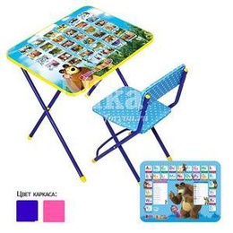 Комплект дет меб Азбука 2 Маша и медведь(стол+стул пл.) КП2/2 ( в Нижнем Новгороде