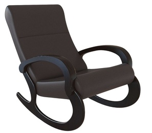 Кресло-качалка "Гарда" эко-кожа, венге в Нижнем Новгороде