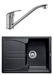 Комплект Blanco Enos 40S, антрацит + Daras, хром в Нижнем Новгороде