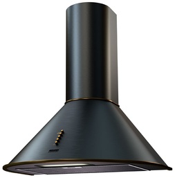 Вытяжка Krona Diana 600 Black/Gold push button в Нижнем Новгороде