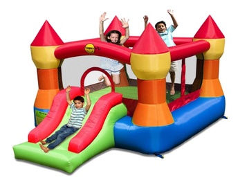 Надувной батут с горкой Happy Hop 9017N "Супер Прыжок" в Нижнем Новгороде