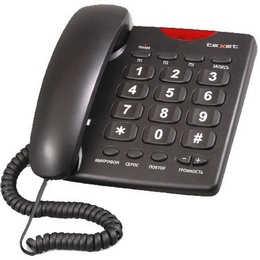 Проводной телефон TeXet TX-202 Чёрный в Нижнем Новгороде