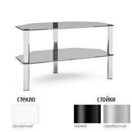 Стойка для AV Metaldesign Flatform TV 01(прозр. серебро) в Нижнем Новгороде