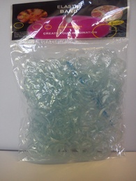 Пакет резинок прозрачно-голубые (600 шт) в Нижнем Новгороде