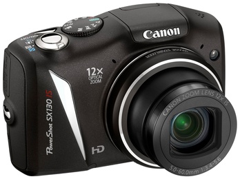 Фотоаппарат Canon PowerShot SX130 IS Black в Нижнем Новгороде