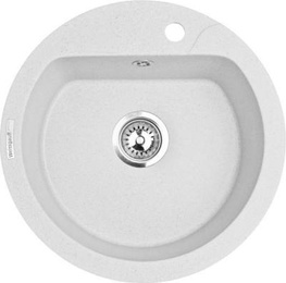 Мойка Weissgauff Rondo 505K Granit Белый в Нижнем Новгороде